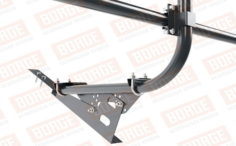 Кровельное ограждение Borge для черепичной кровли оцинкованное RAL 7016, 300*60 см