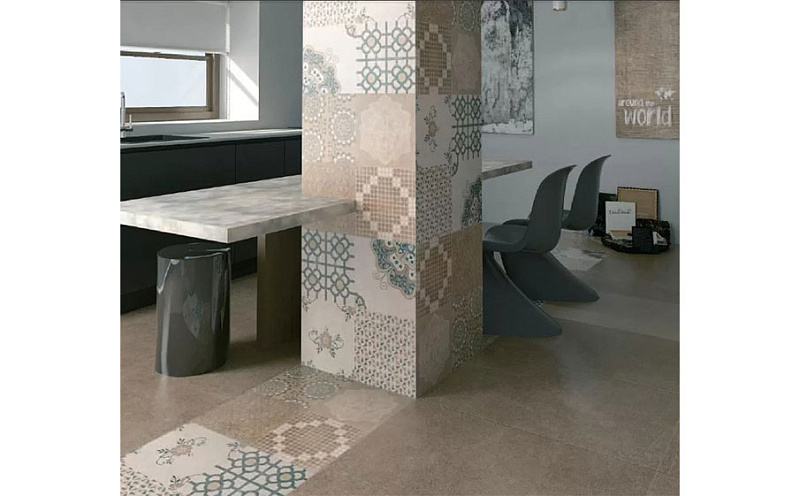 Керамогранит KERAMA MARAZZI Королевская дорога коричневый светлый обрезной, 600*600*9 мм