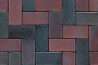 Клинкерная брусчатка Muhr №04S Rotbraun-bunt spezial, 200*100*40 мм