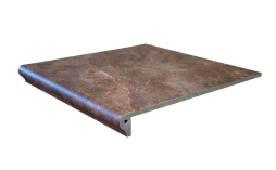 Клинкерная ступень-флорентинер Interbau Abell 271 красно-коричневый, 310*320*9,5 мм