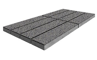 Плитка тротуарная SteinRus Гранада Б.7.П.8, Backwash, Каспий, 600*200*80 мм