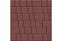Плитка тротуарная SteinRus Инсбрук Инн Б.6.Фсм.6, Old-age, красный, толщина 60 мм