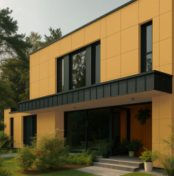 HPL-панель PoliLam Colors Mustard LA, 3050*1220*6 мм