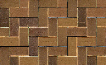 Клинкерная брусчатка Westerwaelder Klinker PK88S Lachsrot Spezial, 200*100*40 мм