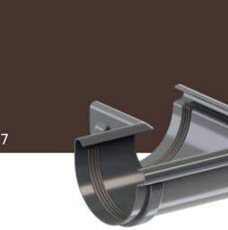 Угол желоба внешний KROP PVC 90 градусов для системы D 130/90 мм, RAL 8017