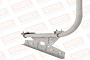 Кровельное ограждение Borge для фальцевой кровли оцинкованное RAL 9006, 300*120 см
