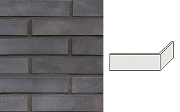 Клинкерная плитка угловая Uniceramix IRON UX15 Black iron, 50*168*52*12 мм