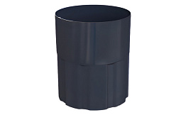 Муфта трубы BRAAS, 125/90 мм, сталь, графит