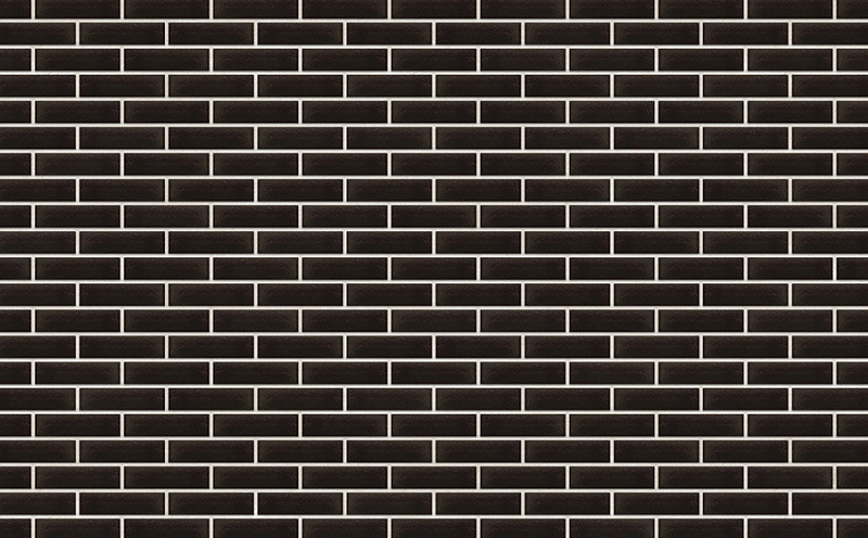 Клинкерная плитка под кирпич King Klinker Free Art 17 Onyx black, 250*65*10 мм