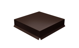 Колпак на столб Grand Line крышка 390*390 мм 0,5 Satin Matt TX с пленкой RAL 8017
