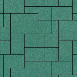 Плитка тротуарная SteinRus, Инсбрук Альпен Б.7.Псм.6, Native, оливковый, толщина 60 мм