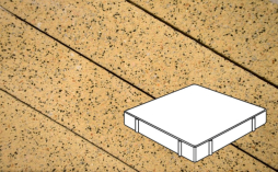 Плитка тротуарная Готика, City Granite FERRO, Квадрат Б.6.К.8, Жельтау, 600*600*80 мм