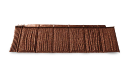 Композитная черепица рядовая Metrotile IShake Terracotta