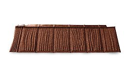 Композитная черепица рядовая Metrotile IShake Terracotta