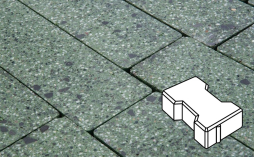 Плитка тротуарная Готика, Granite FINO, Катушка Б.2.Ф.6, Порфир, 200*165*60 мм