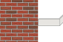Клинкерная плитка угловая ручной формовки Feldhaus Klinker NF 9 W436 ardor mana 240*71*115*9 мм