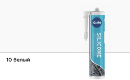 Силиконовый герметик Kesto Silicone, 10 белый, 310 мл