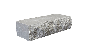 Кирпич гиперпрессованный Акварид, Дикий камень (ложок), Серый, полнотелый, 250*100*65 мм