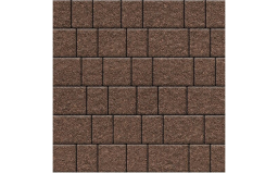 Плитка тротуарная SteinRus Инсбрук Инн Б.6.Фсм.6, Native, коричневый, толщина 60 мм