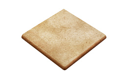 Клинкерная угловая ступень-флорентинер Gres Aragon Orion Beige, 330*330*18(53) мм