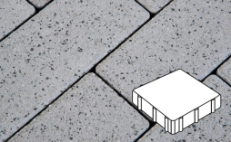 Плитка тротуарная Готика, City Granite FERRO, Квадрат В.3.К.10, Белла Уайт, 300*300*100 мм