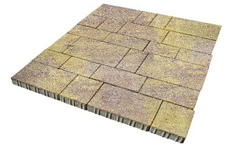 Плитка тротуарная SteinRus Инсбрук Тироль Б.4.Псм.6 Native, ColorMix Тоскана, толщина 60 мм