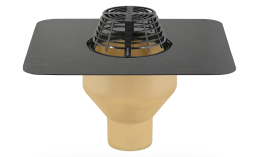 Воронка кровельная вертикальная Sita, SitaStandard, DN 150, фартук из ПВХ