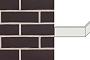 Клинкерная плитка угловая ручной формовки Feldhaus Klinker NF 9 W700 anthracit liso 240*71*115*9 мм