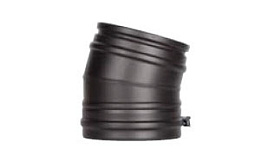 Отвод Schiedel PERMETER 25 15 град. черный, D 150/200 мм