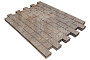 Плитка тротуарная SteinRus Прямоугольник А.6.П.4, гладкая, ColorMix Берилл, 200*100*40 мм