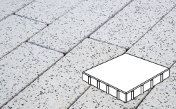 Плитка тротуарная Готика, Granite FINERRO, Квадрат В.4.К.10, Покостовский, 400*400*100 мм