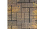 Плитка тротуарная SteinRus Инсбрук Альпен Б.7.Псм.6 гладкая, ColorMix Тоскана, толщина 60 мм