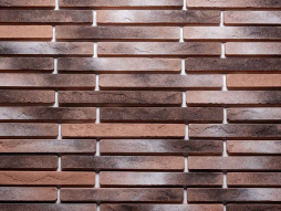 Декоративный камень ИНТЕРКАМ Ригельный кирпич 62500, 383*40*20 мм