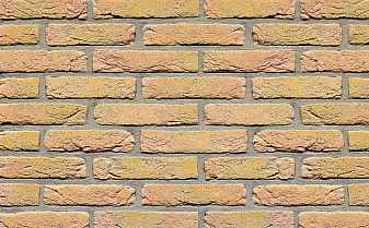 Кирпич облицовочный Terca Geel Donker Genuanceerd Grofzand Handvorm, 210*100*40 мм