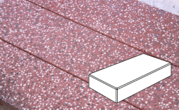 Плитка тротуарная Готика, Granite FINO, Картано В.3.П.10, Емельяновский, 300*150*100 мм
