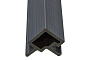 Угловой профиль CM Wall, 3000*56*49 мм, Ebony (Эбен)