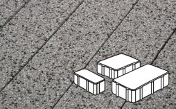 Плитка тротуарная Готика, City Granite FINERRO, Новый Город Б.2.Псм.6, Цветок Урала, 240/160/80*160*60 мм