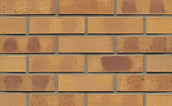Кирпич клинкерный Westerwaelder Klinker Nr 06K Hellbraun-bunt Kohle, 240*115*71 мм