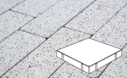 Плитка тротуарная Готика, City Granite FINERRO, Квадрат Б.5.К.10, Покостовский, 500*500*100 мм