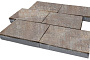 Плитка тротуарная SteinRus, Парк Плейс Б.3.П.8, гладкая, ColorMix Берилл, 600*300*80 мм