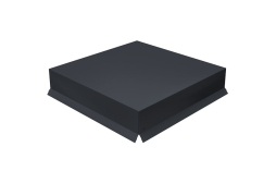 Колпак на столб Grand Line крышка 390*390 мм 0,5 Satin с пленкой RAL 7024