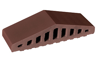 Клинкерный заборный элемент King Klinker 03 Natural brown, 310/250*100*78 мм