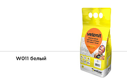 Затирка для швов weber.vetonit decor в мешке, белый, 2 кг