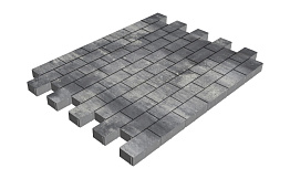Плитка тротуарная SteinRus Прямоугольник Б.6.П.6, гладкая, Актау, 200*100*60 мм
