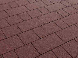 Плитка тротуарная Старый город А.1.Фсм.4 гранит красный, комплект 3 шт, толщина 40 мм