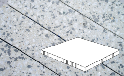 Плитка тротуарная Готика, City Granite FINERRO, Плита Б.10.К.10, Грис Парга, 1000*1000*100 мм