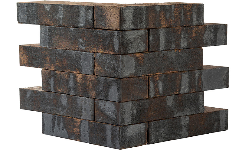 Кирпич клинкерный полнотелый Plinfa Iron 2912, 270*85*50 мм