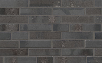 Клинкерная плитка под кирпич Stroeher Brickwerk, 650 eisenschwarz, 240*52*12 мм