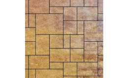 Плитка тротуарная SteinRus Инсбрук Альпен Б.7.Псм.6 Native, ColorMix Брайс, толщина 60 мм