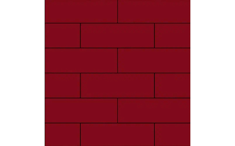 Плитка тротуарная SteinRus Гранада Б.7.П.8, гладкая, винный, 600*200*80 мм
